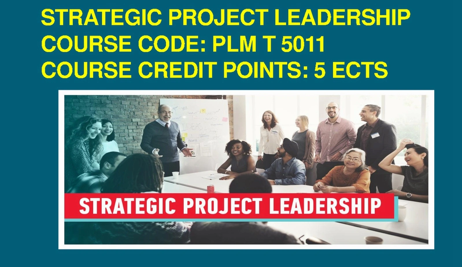 Project leadership training course